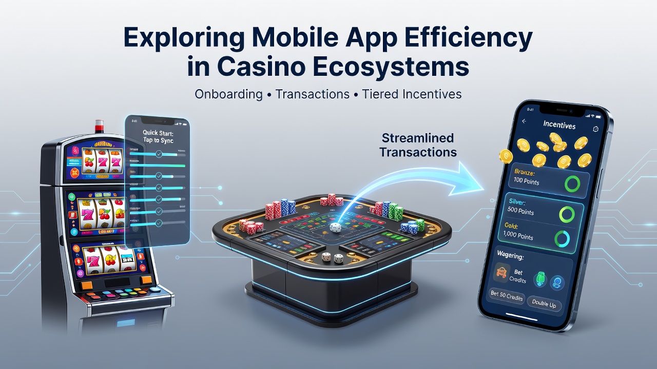 Mobile App zeigt nahtloses Onboarding für Casino-Spiele und Transaktionen